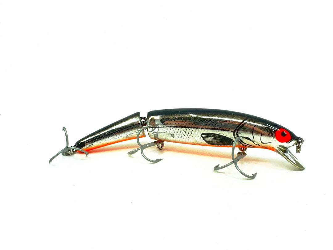 Bomber Jointed Long A 15J, XMBO Chrome/Black Back/Orange Belly Color