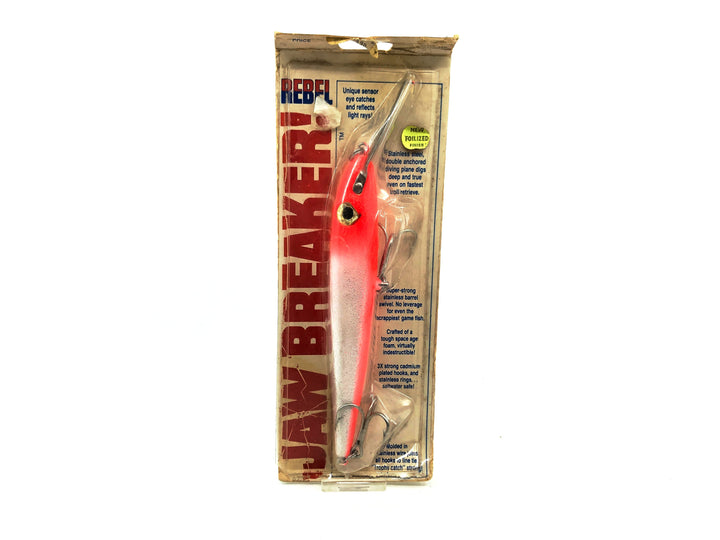 Rebel Jawbreaker Minnow SD401-98, Red Head-Belly Color on Card