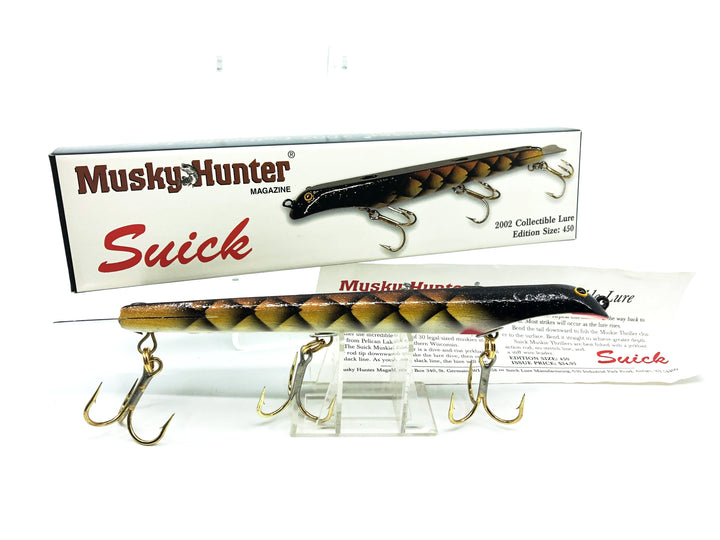 Musky Hunter 2002 Collectible Lure, Suick Thriller #219/500 Signed