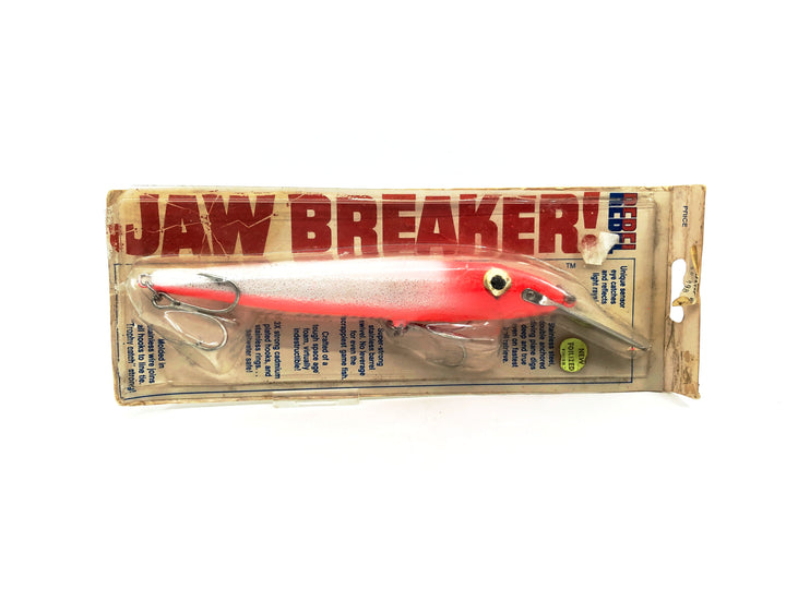 Rebel Jawbreaker Minnow SD401-98, Red Head-Belly Color on Card