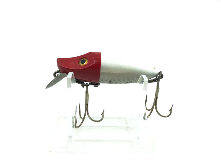 Heddon River Runt Spook Sinker 9110, RH Red Head White Body Color