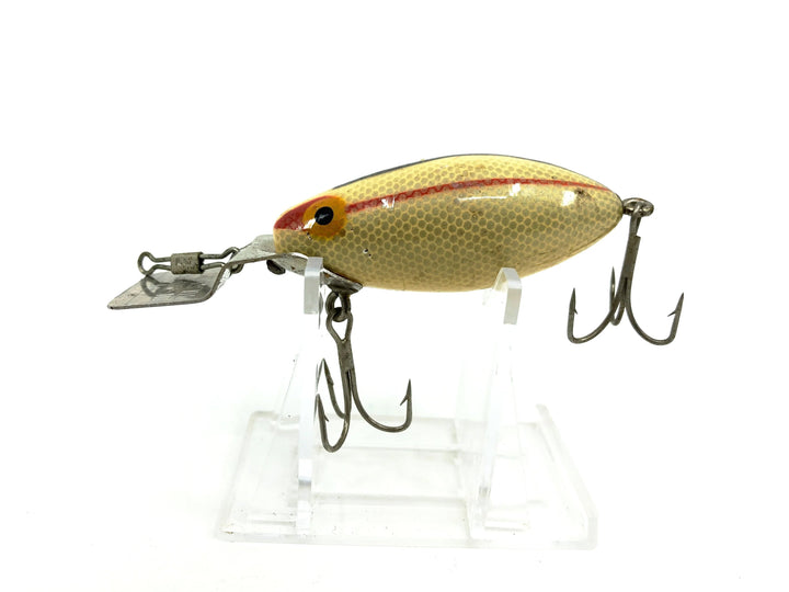 Tulsa Tackle DI-Dipper, Silver Shad/Black & Red Stripes Color.