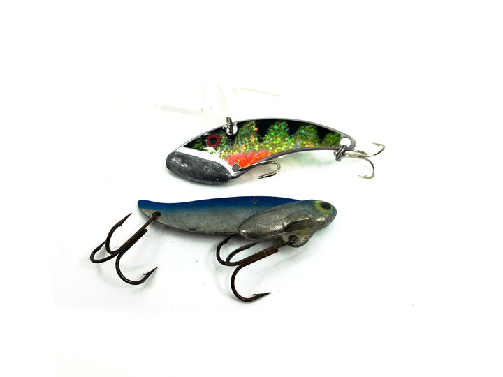 Bitzer Creek Original Zip Lure 3/8oz & Unknown Blade Bait, Fire Tiger Color