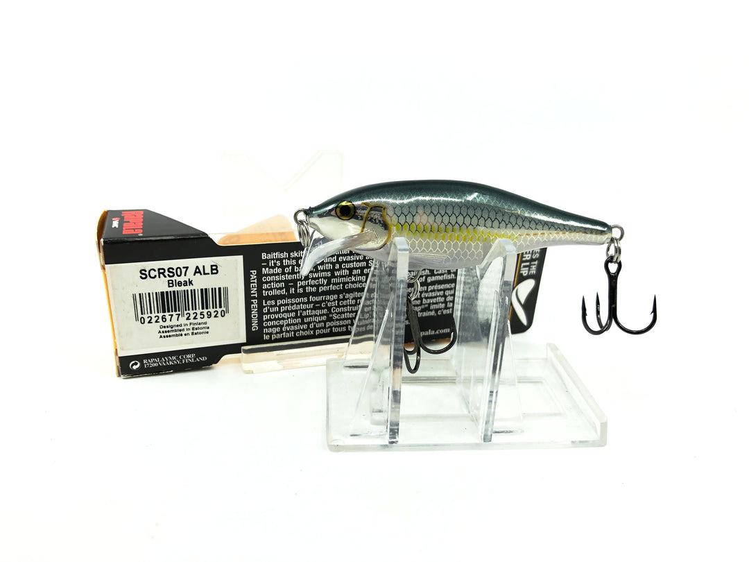 Rapala Scatter Rap Shad SCRS-7, ALB Bleak Color New in Box