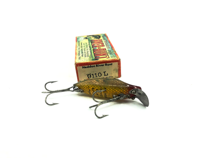 Heddon River Runt Spook Sinker 9110-L, Perch Color with Box