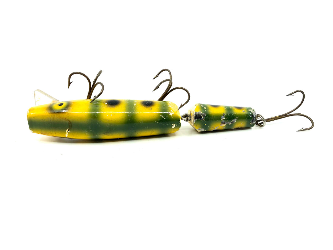 Wiley Jointed 6 1/2" Musky Killer in Yellow Green Perch Color