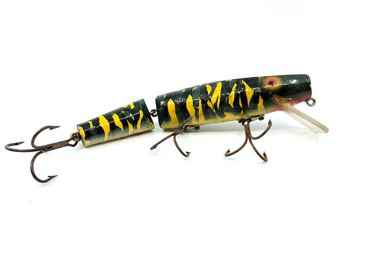 Wiley Jointed 6" Musky Killer in Dark Frog Color Warrior-Fisherman Re-Paint