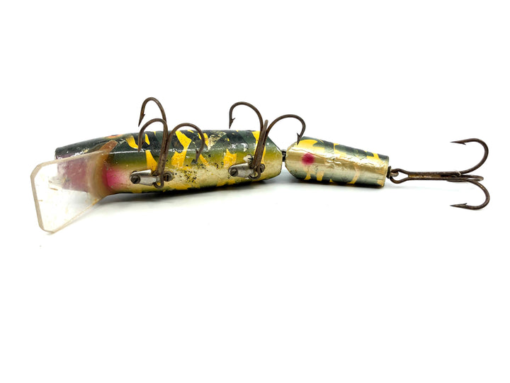 Wiley Jointed 6" Musky Killer in Dark Frog Color Warrior-Fisherman Re-Paint