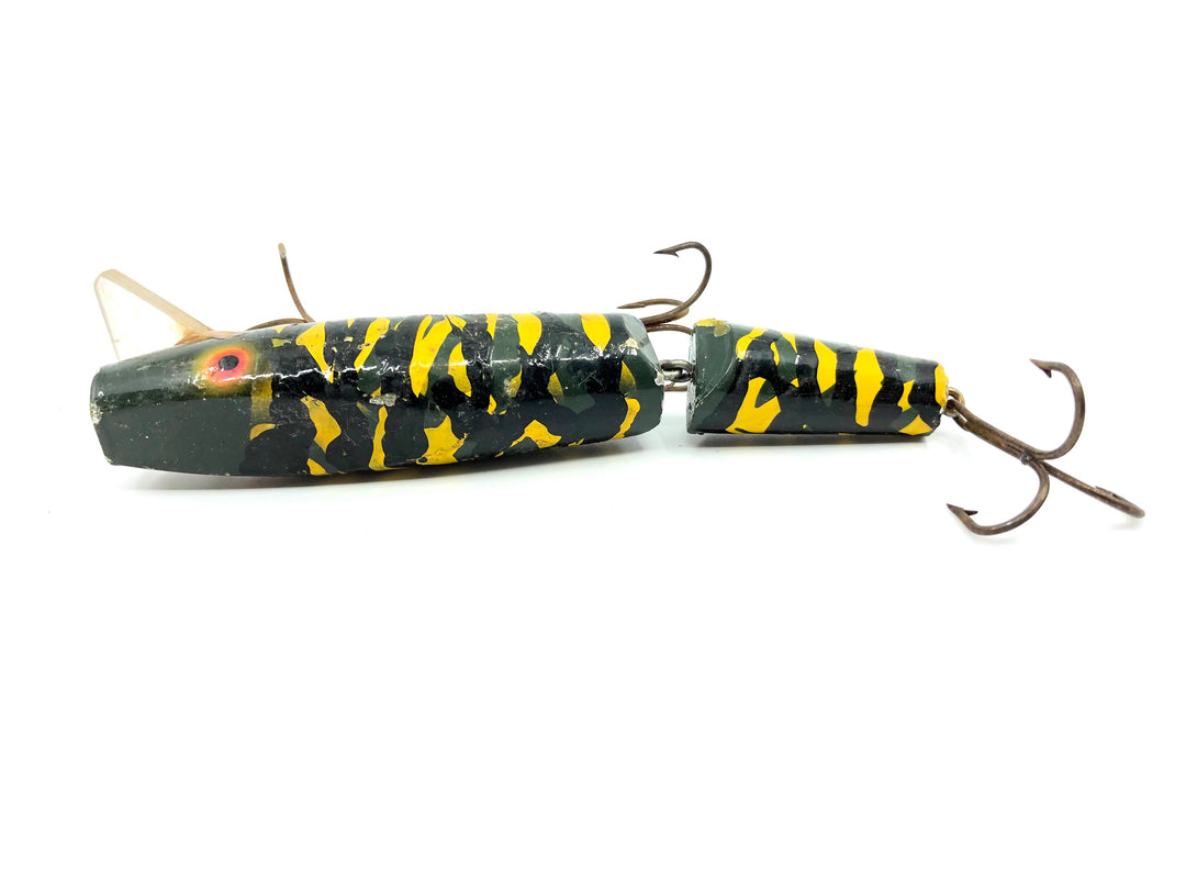 Wiley Jointed 6" Musky Killer in Dark Frog Color Warrior-Fisherman Re-Paint