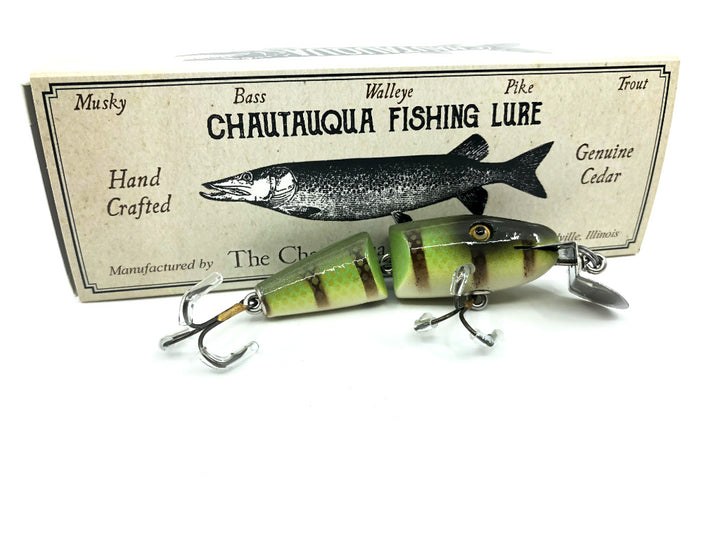 Chautauqua Jointed Lil' Piko Jr. Pikie Yellow Perch Color with CCBCO Lip