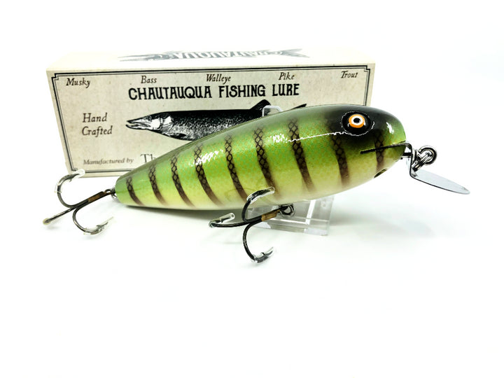 Chautauqua Wooden Magnum Wiggler Yellow Perch 2021 Color Lure