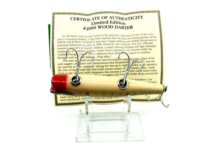 Creek Chub Wood Darter Limited Edition New in Box 2000W-PI