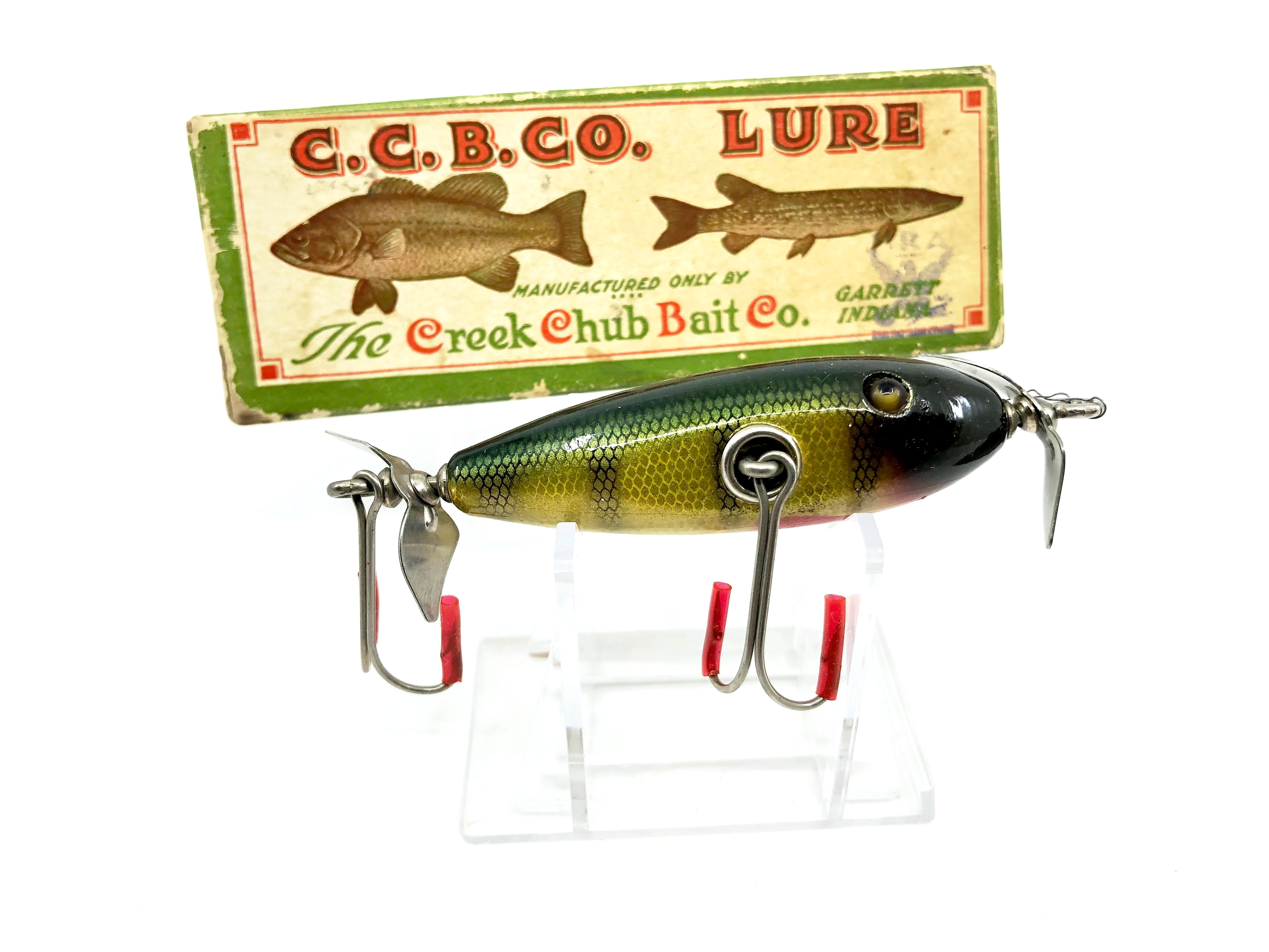 Creek Chub 1600 Baby Flatside (Injured Minnow) in Rare NRA Stamped Box – My  Bait Shop