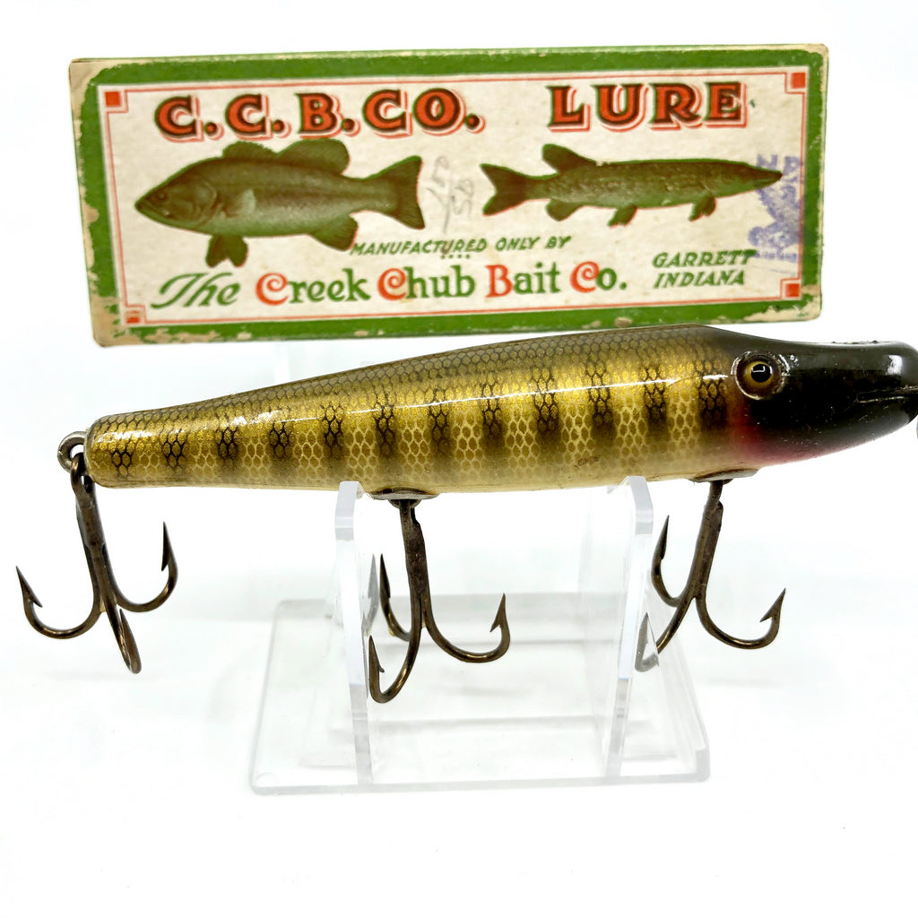 Creek Chub 700 Pikie Minnow in Rare NRA Stamped Box Pikie Color