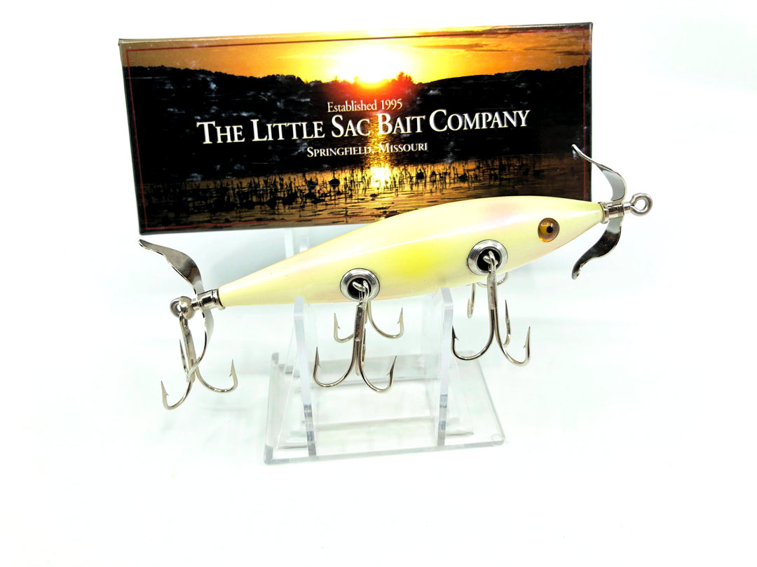 Little Sac Bait Company Meramec Minnow Pearl Color Signed Box 18/125