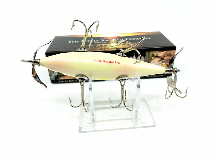 Little Sac Bait Company Meramec Minnow Pearl Color Signed Box 18/125