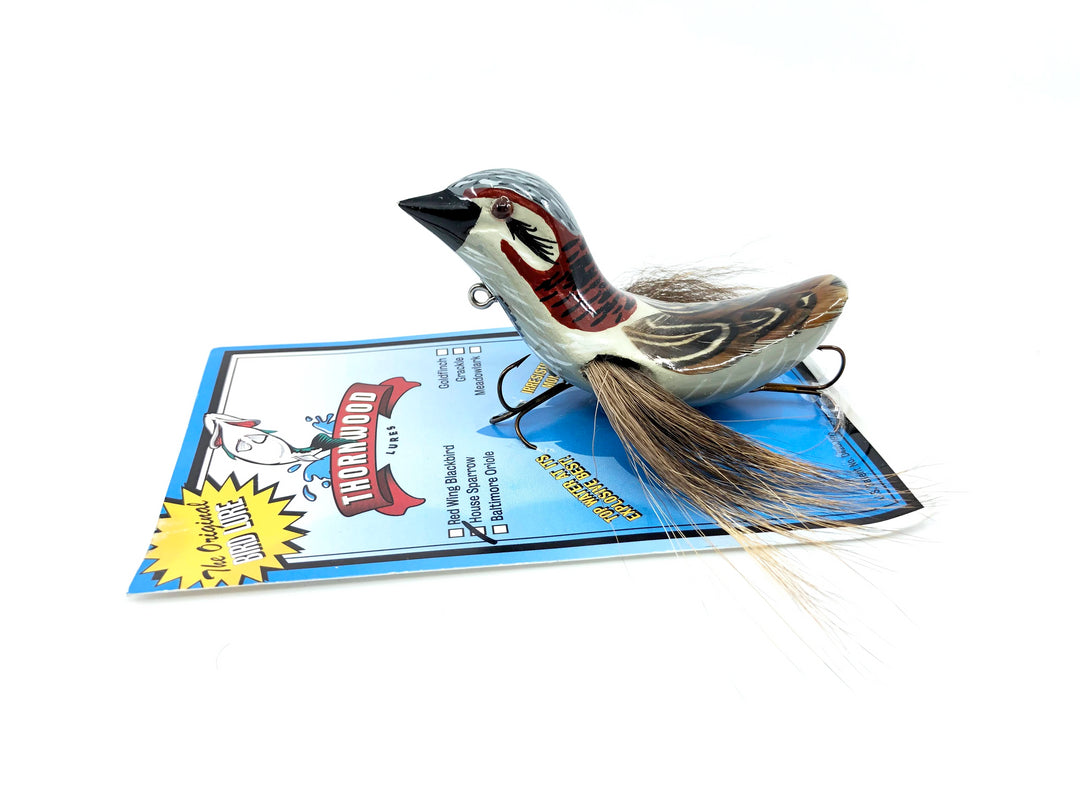 Thornwood Lures House Sparrow New on Card