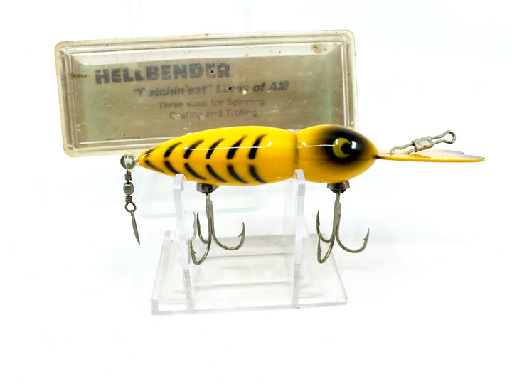 Whopper Stopper Hellbender 903 Yellow Black Ribs Color with Box