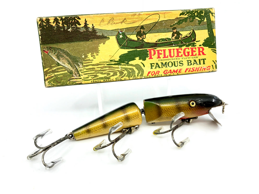 Pflueger Jointed Pal-O-Mine 9005 Natural Perch Scale Color with Box