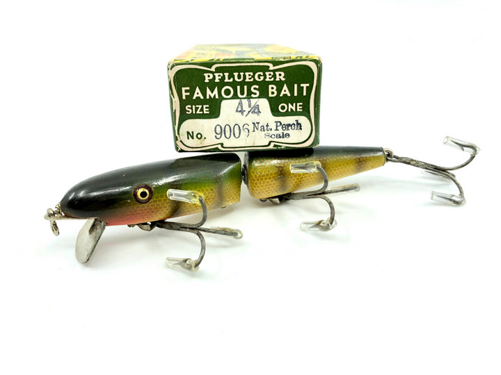 Pflueger Jointed Pal-O-Mine 9005 Natural Perch Scale Color with Box