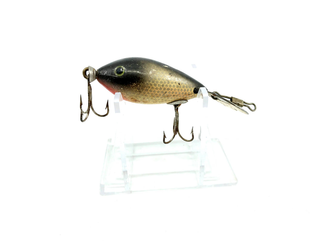 Whopper Stopper Vintage Wooden Lure Golden Shiner Color