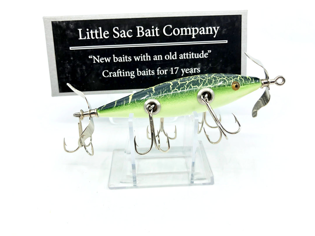 Little Sac Bait Company Meramec Minnow Luminous Crackle Back Color with Box