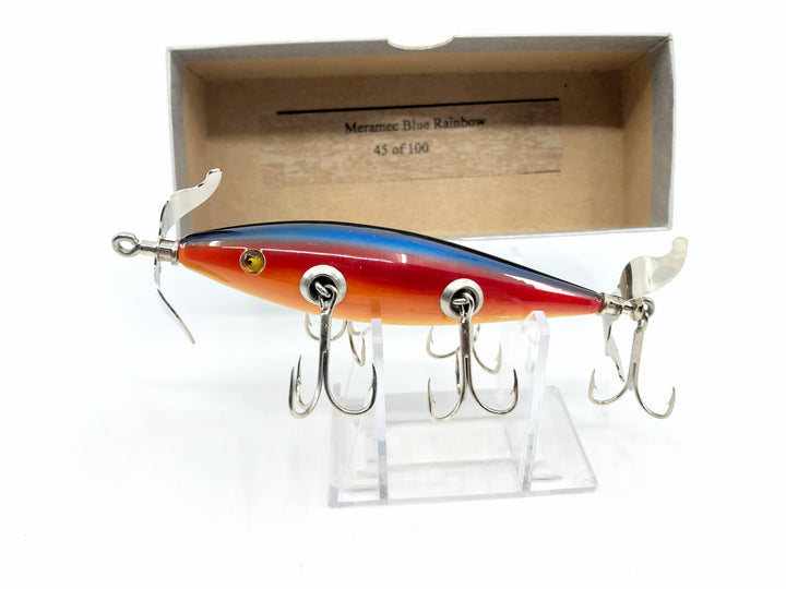 Little Sac Bait Company Meramec Minnow Blue Rainbow Color with Box 45/100