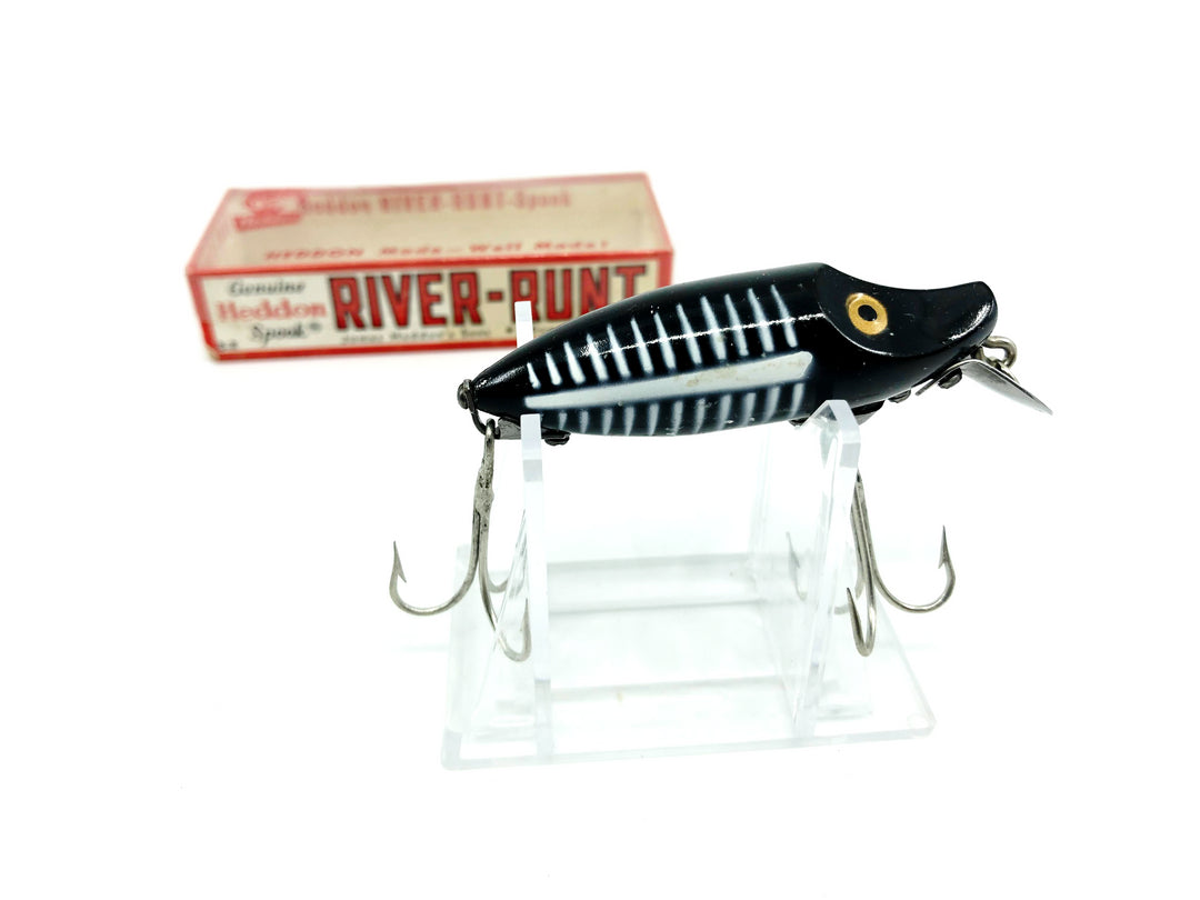 Heddon River Runt Spook Sinker 9110 XBW Black Shore Color with Box