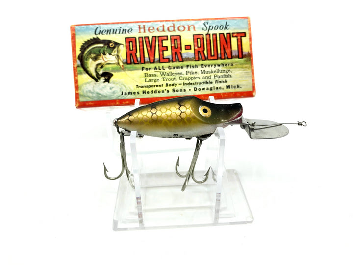 Heddon Midgit Go Deeper River Runt D-9010-M Pike Color with Box / Paper