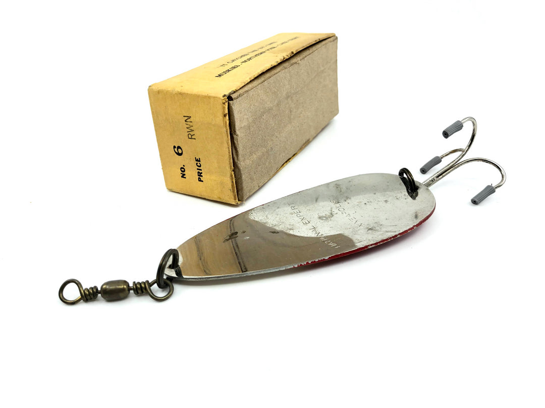 National Expert Musk-E-Flash Spoon with Box No. 3 Vintage Lure