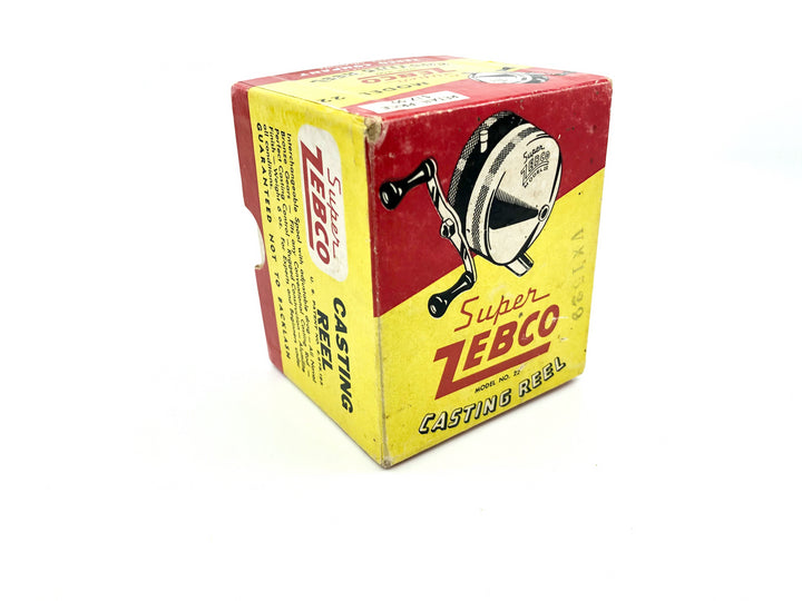 Vintage Super Zebco Casting Reel Model No. 22 with Box