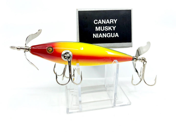 Little Sac Bait Company Musky Niangua Minnow Canary Color with Box 25/75