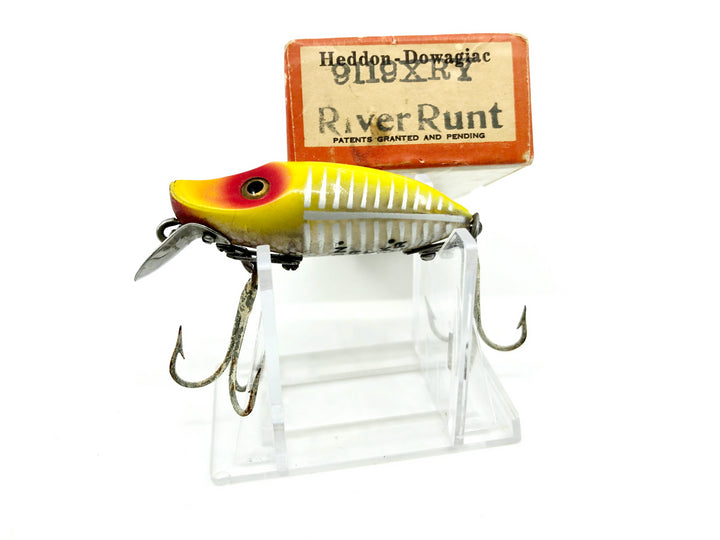 Heddon River Runt 9119XRY Yellow Shore Minnow Color with Brush Box / Paper