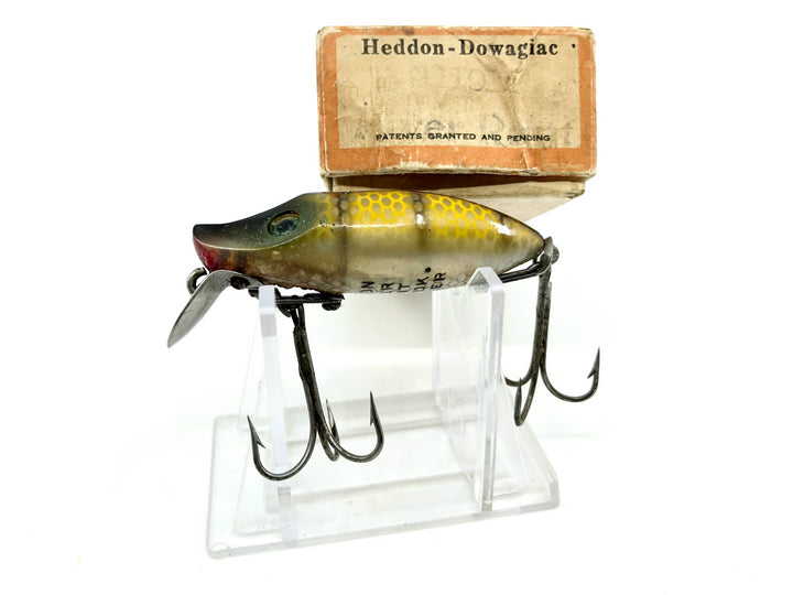 Heddon River Runt 9119M Pike Scale Minnow Color with Brush Box / Paper