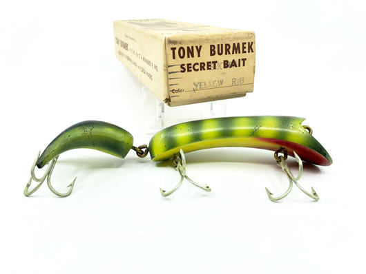 Tony Burmek Top Secret Musky Lure Yellow Rib Color with Box – My Bait Shop,  LLC