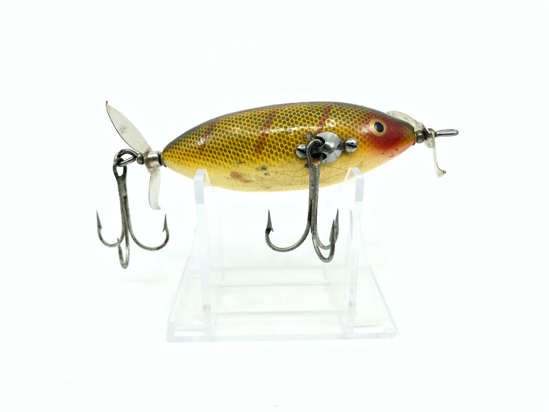 Vintage Heddon SOS Vintage Lure in PCH Perch Color