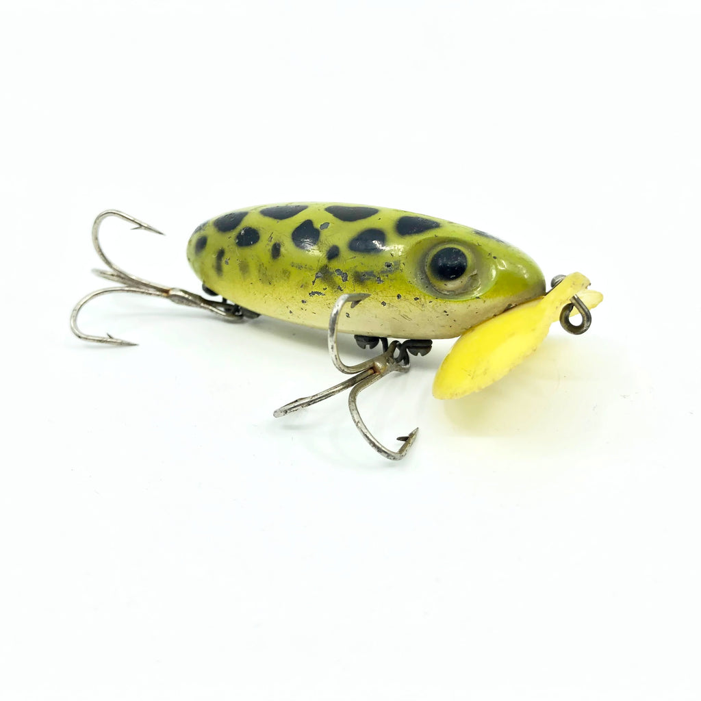 Arbogast Jitterbug Clear Lip 5/8oz, Frog/Yellow Belly Color with Box – My  Bait Shop, LLC