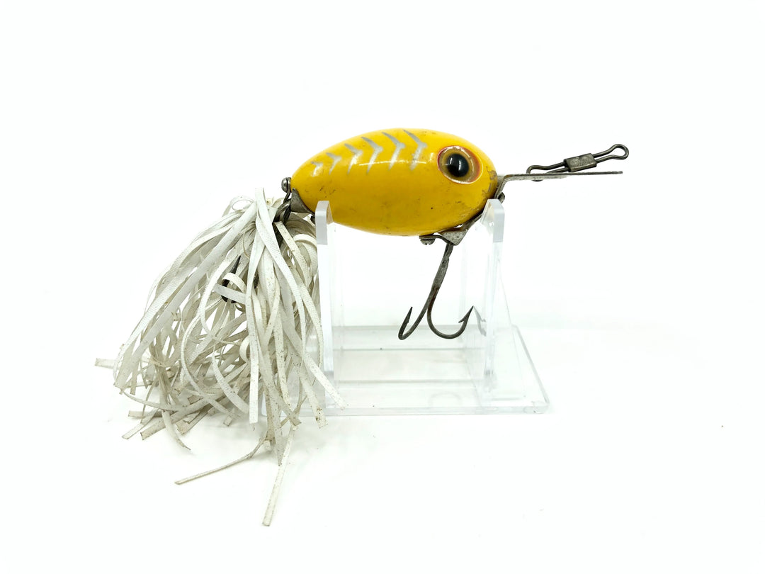 Arbogast Arbo-Gaster Yellow Gray Ribs Color