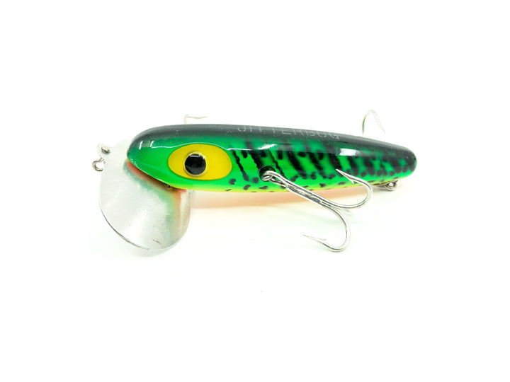 Arbogast 3-Hook Musky Jitterbug Firetiger Color