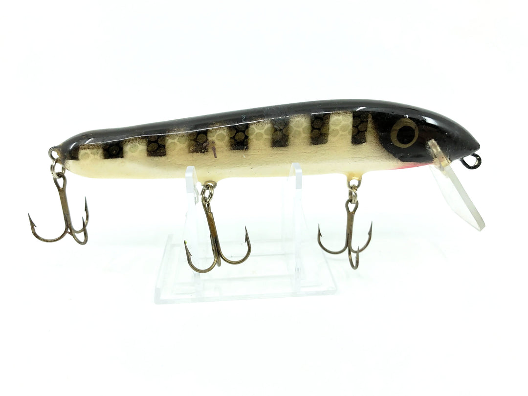 Crane 206 Musky Lure Black White Belly Color