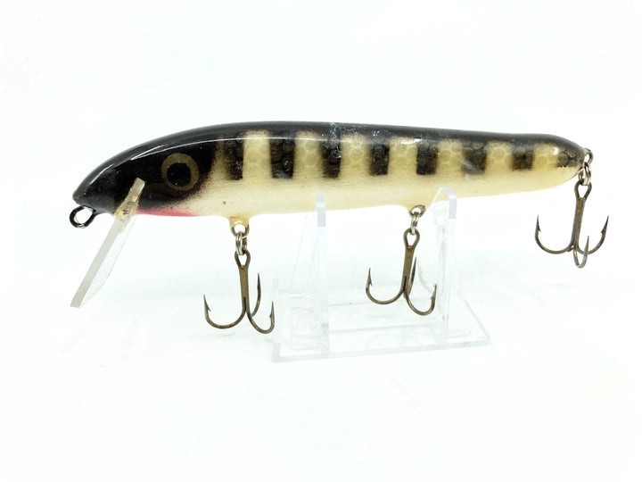 Crane 206 Musky Lure Black White Belly Color