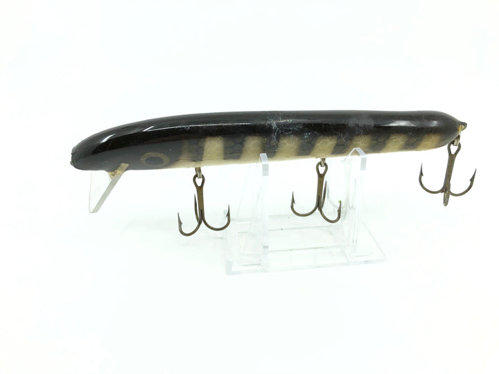 Crane 206 Musky Lure Black White Belly Color