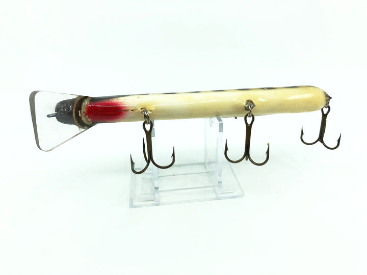 Crane 206 Musky Lure Black White Belly Color