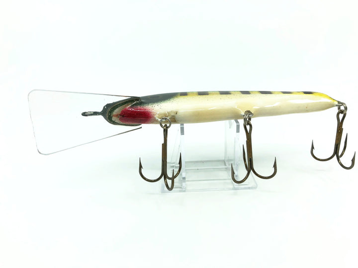 Crane 606 Musky Lure Perch White Belly Color