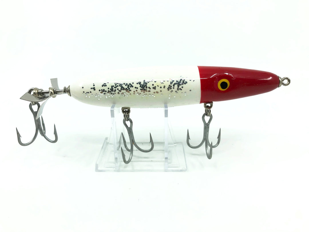 Luhr-Jensen Amazon Ripper Lure Red Head White with Sparkles Color