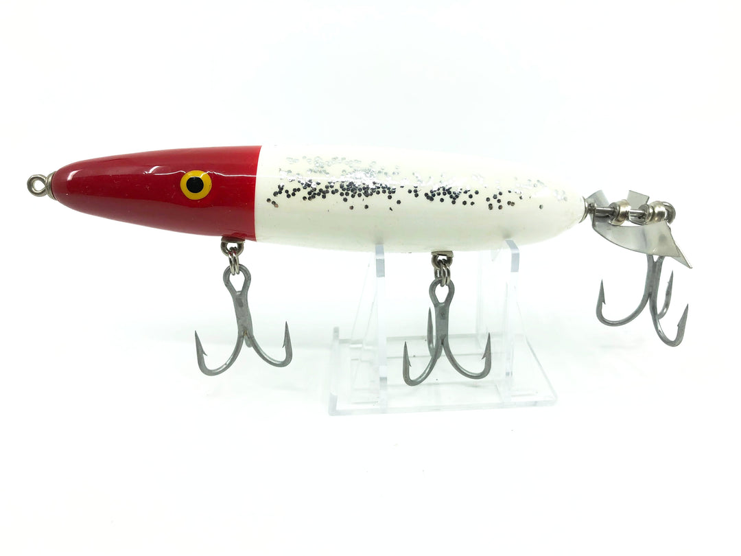 Luhr-Jensen Amazon Ripper Lure Red Head White with Sparkles Color