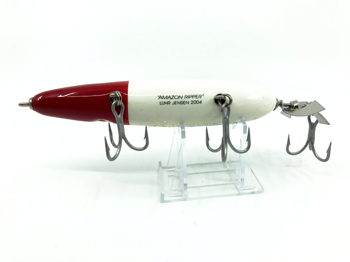 Luhr-Jensen Amazon Ripper Lure Red Head White with Sparkles Color