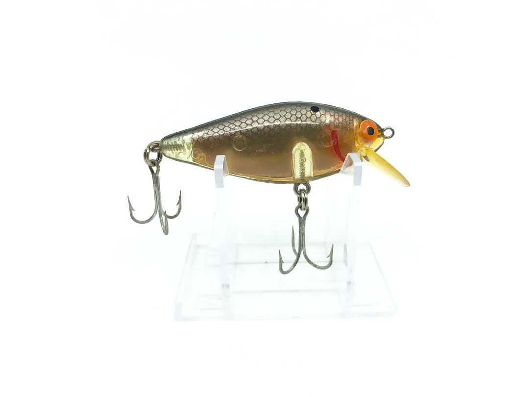 Bomber Speed Shad Black Back Scales Clear Body Color