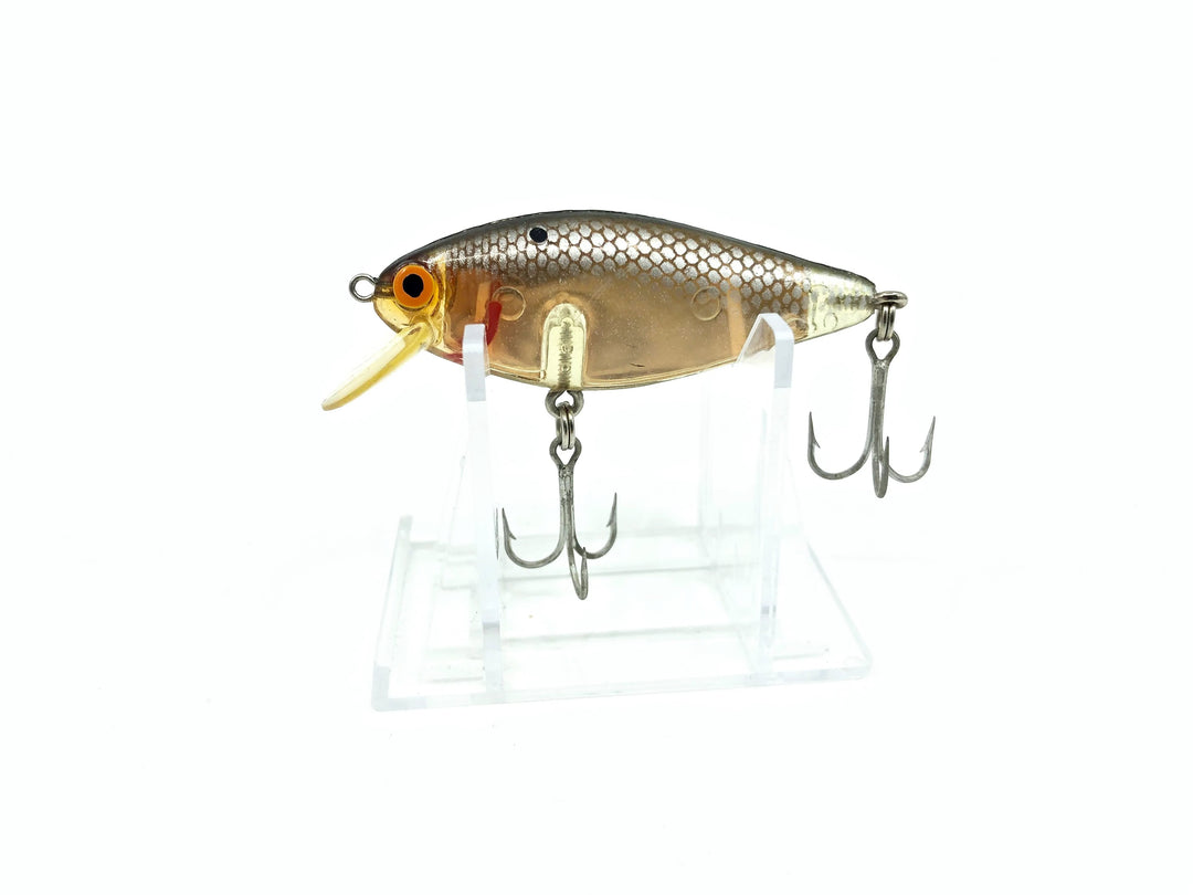 Bomber Speed Shad Black Back Scales Clear Body Color