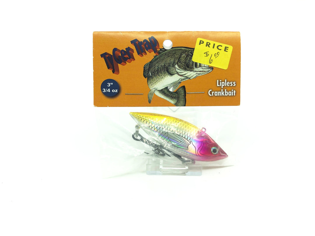 TyGer Trap (Rat-L-Trap Type) Lure New Old Stock Gold Red Head Color